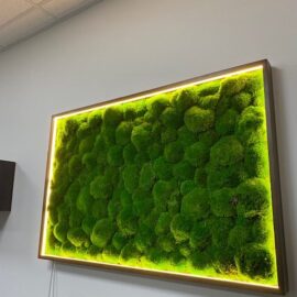 Einzigartige Moosdekoration – Moosbilder, Mooswände, Logos und Figuren aus echtem Moos von Ekomoss.