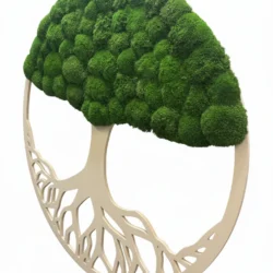 Moosbaum mit Kugelmoos. Baum des Lebens