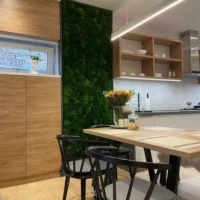 Mooswand Küche - Provence moos