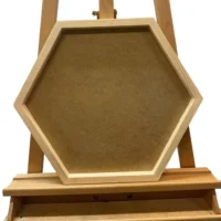 Moos Bilderrahmen Hexagon