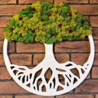 Moosbaum Natur Deko Baum des Lebens