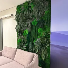 WandPflanzen - Moospaneel mit Pflanzen (Tropisches Design)