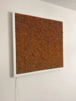 Moosbild mit Islandmoos und LED Beleuchtung