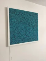 Moosbild mit Islandmoos und LED Beleuchtung