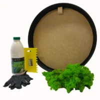 Ekomoss Runde Moosbild selber machen Set – Islandmoos
