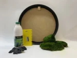 Runde Moosbild selber machen Set – Provence Moos
