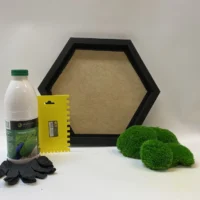 DIY Moosbild Set Hexagon – Kugelmoos