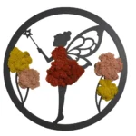 Moosbild - Wanddeko mit Moos "Magische Fee"