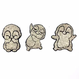 Pinguin Wandbild Set — Arktis-Trio