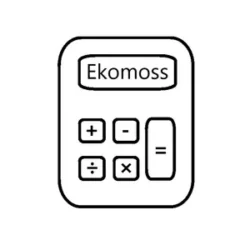 Calculator icon 1-1_result Produktrechner - Preisrechner für Ekomoss Moosprodukte